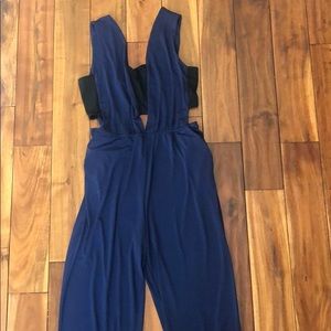 BCBGeneration Bandeau Cutout Jumpsuit